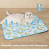 Dog Ice Pad Ice Silk Cats Kennel Mat Pet Cooling Pad Summer Cool Bamboo Mat Breathable Pad (Duck, S)