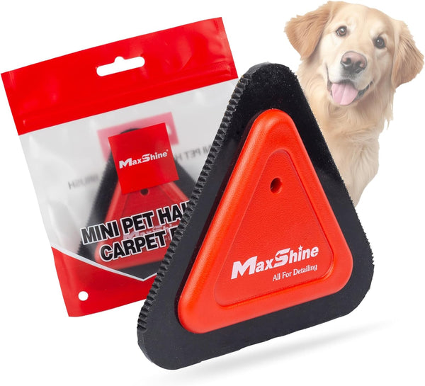 Maxshine Mini Pet Hair Remover Tool - 3 Sided Teeth Brush for Dogs, Cats & More, Easy to Clean Auto Detailing