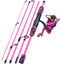 Spinning Fishing Rod by PLUSINNO – 5-Piece Portable Fishing Pole and Reel Combo for Boys, Girls, and Adults