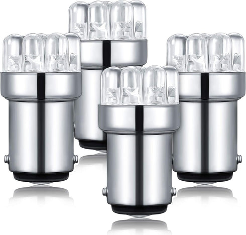 Honoson 4 Pieces LED 90 Bulb 1004 Marine Replacement Bulb for Boat Navigation Lights, DC 12v