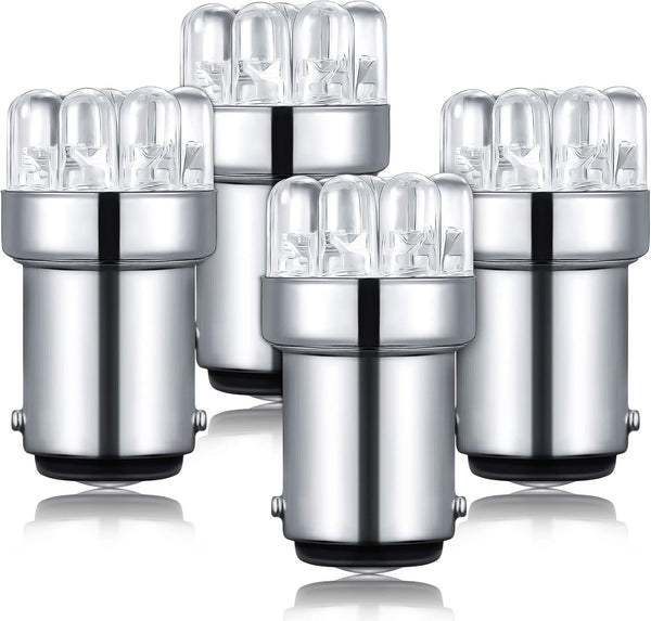 Honoson 4 Pieces LED 90 Bulb 1004 Marine Replacement Bulb for Boat Navigation Lights, DC 12v