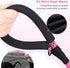 VIVAGLORY Short Rope Dog Leash - Neoprene Padded Handle, Training & Walking Durable Traffic Leash for Medium & Large