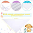 100 White(30.71 21.65 Inch) Kacctyen Pcs Sublimation Blank Dog Bandanas Heat Transfer Washable Triangle Scarf DIY