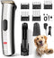 Professional Dog Grooming Clippers with Charging Dock, 5-in-1 Adjustable Blade Cordless Pet