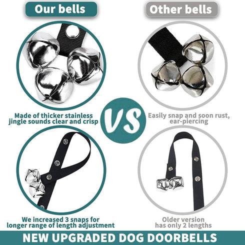 BLUETREE 7 1.4 Dog Doorbells Premium Quality Training Potty Great Dog Bells Adjustable Door Bell Dog Bells for Potty