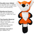 Jalousie Multipack Dog Squeaky Toys, Strong Almost Indestructible Chew Toys (5 Pack Tough)
