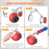 3 UPSKY PCS Replacements Tail Accessories for Interactive Cat Ball Toy