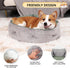 Dual-Sided Dog Beds for Medium & Small Dogs, Round Cat Beds for Indoor Cats, Washable Pet Bed with Slip-Resistant
