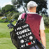 Golf Gifts for Men - Funny Golf Towel for Dad, Husband, Golf Fan, Perfect for Father's Day Gifts