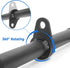 Straight Bar Pulldown Bar for LAT Pulley System - Rowing Machine Handle Exercise Home Gym Attachment Strength Training