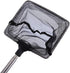 Fishing Landing Net, Mini Adjustable Telescopic Fish Skimming Net for Aquarium Fishbowl