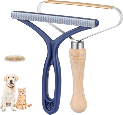 Pet Hair Remover for Couch, 2 Pack Dog Cat Hair Removal Tools for Furniture, Carpet Rakes Scraper for Rugs
