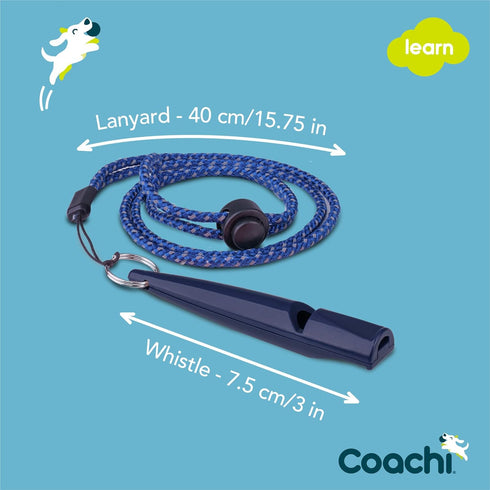 Coachi Training Whistle, Ideal for Obedience and Recall Training, Lightweight with Adjustable Lanyard