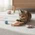 Shophubio Interactive Fish-Shaped Cat Toy Feeder, Silicone Food Dispenser for Indoor Cats, Engaging Hunting Play Treat