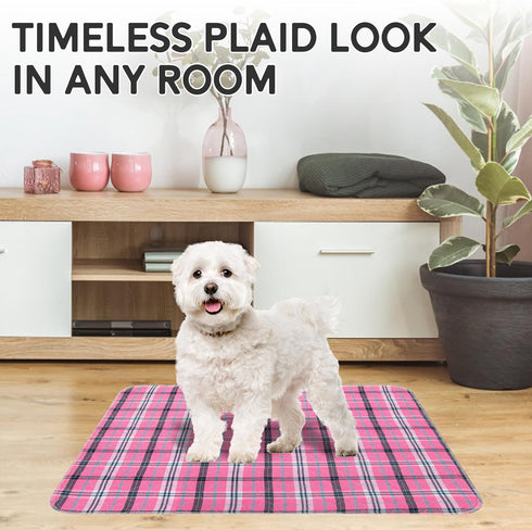 24x36 4PCS, Washable Pee Pads for Dogs - Whelping Pad for Puppy Training, Playpen Crate Bed Floor Protector, Reusable