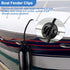 No-Knot Fender Cleat for Boat Gunnel Tracks, Fits 1/4" Rope, Use on Most Gunnel Track Systems