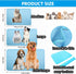 Pet Cooling Mat for Dogs, Dog Cooling Pad for Kennels, Crates, Cars, Indoor & Outdoor Ice Silk Mat (Blue, XL 40"x28")