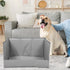 22.4x15.2x12Inch KOMBIUDA High Wall Pee Pad Holder for Indoor - Foldable Dog Potty Tray Enclosure - Splash Guard