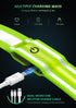 LED Reflective Belt Sash, Safety Lights for Night Walkers, High Visibility Rechargeable Reflective Running Gear for