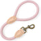Mile High Life Short Dog Leash for Large Dogs, Reflective Heavy Duty Leash for Training and Walking, Pink