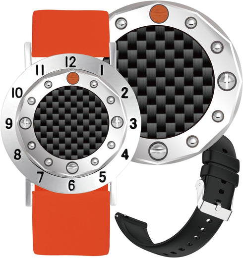 Golf Ball Marker with Carbon Fiber Bracelet, Golf Accessories, Gifts for Men Women