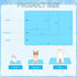 Summer NACOCO Pet Cooling Mat - Cat Dog Cushion Pad Sleeping Cool Snowflake Comfortable Soft for Pets Kids and Adults