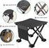 Monetais Portable Folding Chair with Side Pocket and Carry Bag, Strong Steel Frame Oxford Fabric Stool for Outdoor
