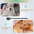 Pet Grooming Comb Kit with Tear Stain Remover Brush, Undercoat Rake, and Flea Comb for Dogs & Cats