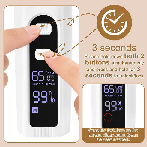 4 1 Trimmer 2-Speed ETACCU in Dog Clippers Grooming Kit with LED Display, Cordless Dog Quiet Hair for Paw Nail Grinder