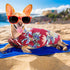 Pack of 4 Hawaiian Dog Shirt Summer Clothes, Breathable Dog Sweatshirts with Coconut Tree & Pineapple for XS-5XL (XL)