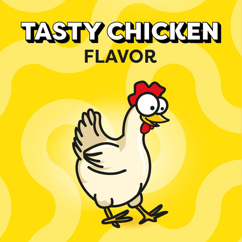 16 oz. Temptations Cat Treats Classic Crunchy and Soft Cat Treats, Tasty Chicken Flavor, Tub