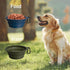 PetBonus 2-Pack Large Silicone Collapsible Dog Bowls, 34oz BPA Free Portable Travel Bowl for Cats and Dogs