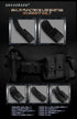 HUNANBANG 10 pcs Duty Belt Black Tactical Equipment System Set for Law Enforcement