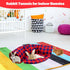 2-in-1 BWOGUE Bunny Tunnel Bed, Collapsible Tunnel Tubes Toys with Removable Mat Hideout for Cats Kittens Rabbits