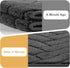 Tindbea Patio(20"x31.5",Charcoal) Dog Mat for Mud Paws,Absorbs Moisture Dirt Non-Slip Washable Mud Mat for Dogs,Soft