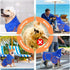 2XL) SlowTon Dog Bathrobe Drying Coat Super Absorbent Microfiber Towel Wrap with Adjustable Collar & Belly Strap, Fast