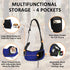 Dog Sling Carrier for 5 LB Small Dogs - Breathable Mesh Pet Carrier for Travel, Hand Free Klein Blue S