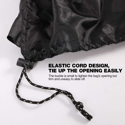 REDCAMP Sleeping Bag Stuff Sack, Black M, L, XL and XXL Compression Sack for Backpacking and Camping
