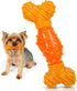 SPOT Bam-Bones Dental Bone, Made with Bamboo Fiber, Durable Oral Care Chew for Light Chewers & Teething Puppies