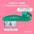 SuperiorBand Ballet Stretch Band for Dancers - Dance Stretch Bands for Gymnastics and Ballet Training, Green