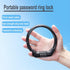 Heavy Duty Bike Lock Cable, 4 Digit Resettable Combination Lock, Portable Code Lock, 16 inches, 2 Pcs