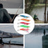 11g 8.5cm Set, 5-Color Pack Angoily Simulated Shrimp Fishing Lures Luminous Plastic Soft Bait with Hooks