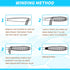 Racket Overgrips 2 Pack - Super Value Set with PU Lengthen Grip Tape for Tennis, Badminton, Golf