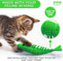 Ronton Cat Toothbrush - Durable Hard Rubber Dental Care, Interactive Chew Toy for Cats (1 Pack Green, Shrimp)