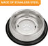 Neater Pet Brands Stainless Steel No-Skid & Non-Tip Dog Bowl for Food or Water, 64 oz