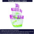 Soft Silica Gel Aquarium Decorations Glow in The Dark, Glowing Coral Ornaments for Fish Tank (Purple, Anemone)