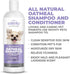 Mighty Petz 2-in-1 Oatmeal Dog Shampoo and Conditioner, 16 oz for Allergies & Sensitive Skin
