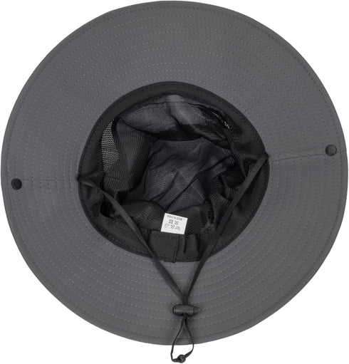 Summer Sun Hat for Men & Women, Beach Wide Brim Outdoor Protection Packable Mesh Bucket Cap