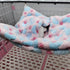 Small Animal Hanging Hammock, Pet Nap Sack Sleep Bag Bed for Ferret, Guinea-Pig, Sugar Glider, Hamster, Rat,