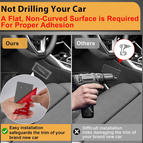 Gun Magnet Mount with 3M Adhesives, Rated 55 LBS | No Drilling for Handgun, Rifle, Shotgun, Pistol